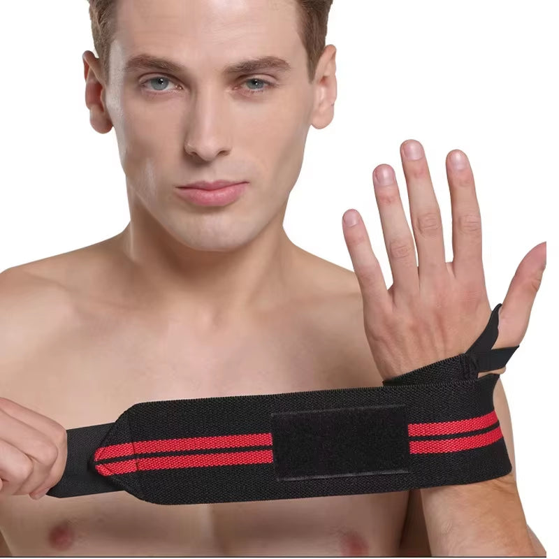 1PC Adjustable Wrist Straps Men and Women Elastic Wristband and Wrist Fixers of Athletes Powerlifting Wrist Straps