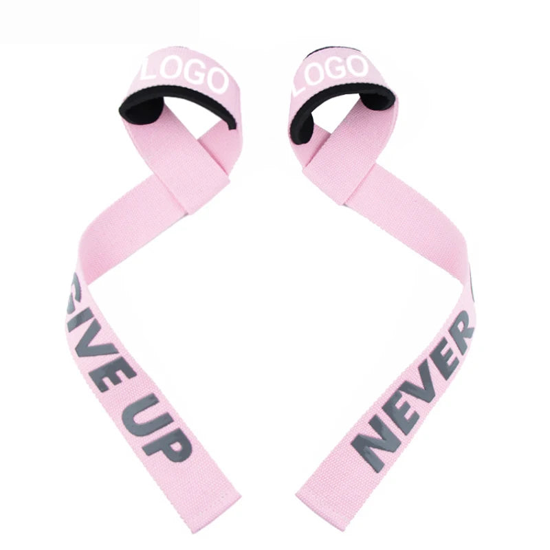 Weight Lifting Wrist Straps for Bodybuilding Powerlifting Strength Training Deadlifts Lifting Straps Padded Neoprene Gym Straps